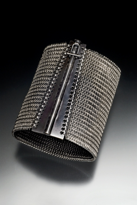 Micromaille Chainmaille Cuff by Rebeca Mojica & Sarah Chapman