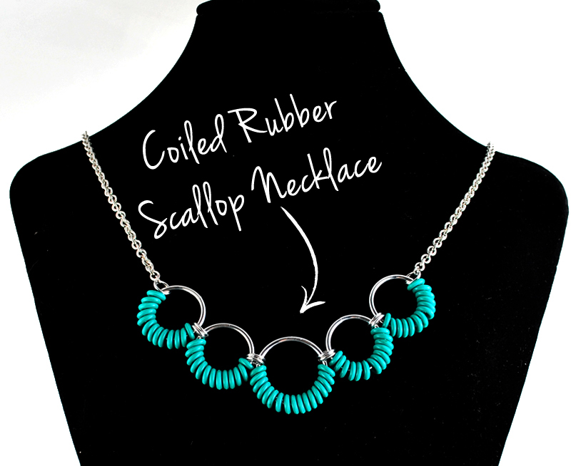CoiledRUBR-necklace-arrow