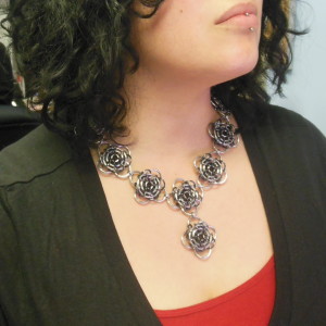 chainmaille victorian necklace