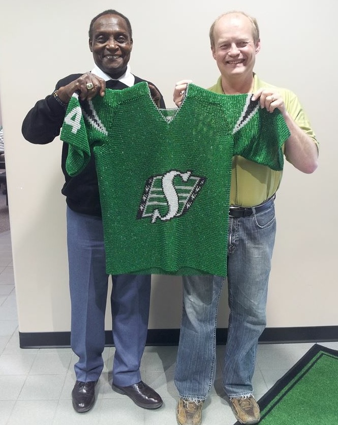 Saskatchewan Roughriders chainmaille jersey Reed