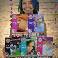 Rebeca Mojica with Linkt Craft Kits boxes