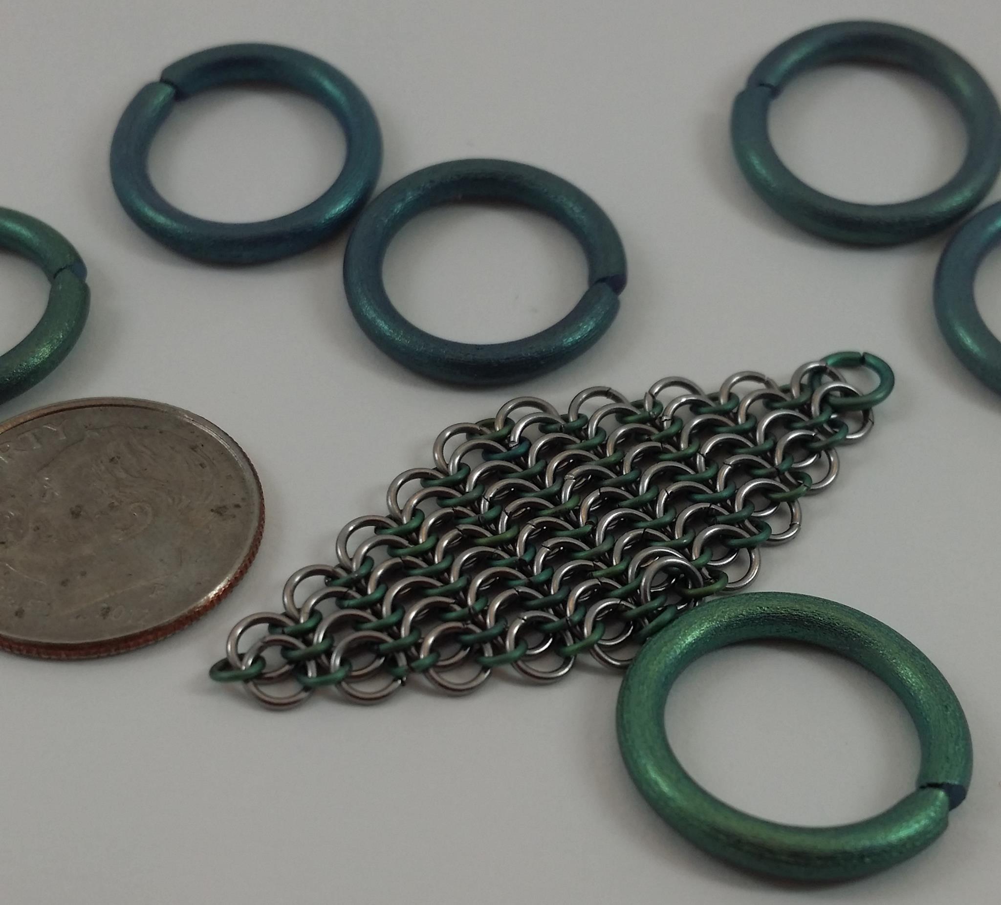 Having a hard time finding large o rings online. Can anyone point me in the  right direction? Looking for stainless steel such as these examples :  r/maille