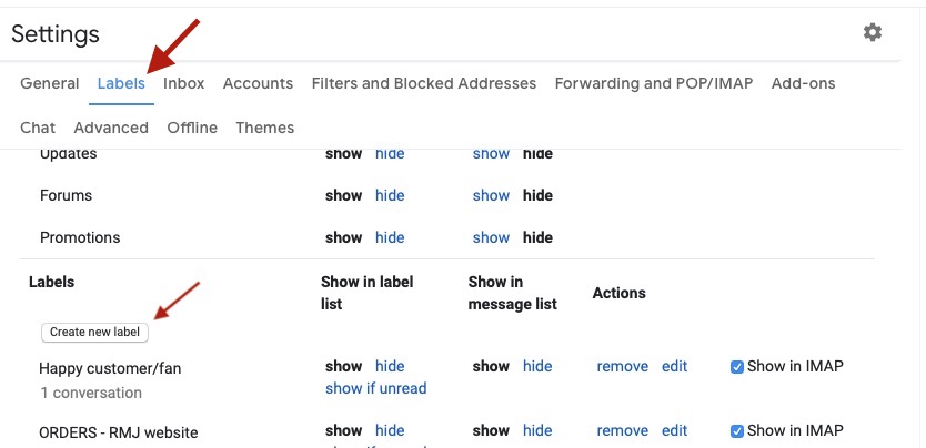 screenshot gmail desktop labels tab create new label