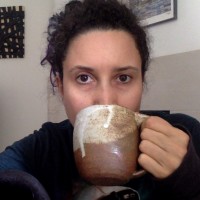 rebeca-mojica-drinking-tea