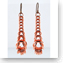 Ripple Earrings, Copper