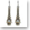 Ripple Earrings, Silver