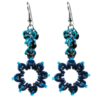 Ferris Wheel Earrings by Yvonne Irvin
