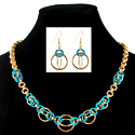 Colorful Orbital Necklae & Earrings