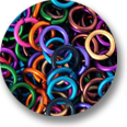 3 varities of colored rings