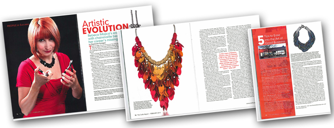 rebeca-mojica-chainmaille-jewelry-in-magazine