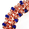 Class - Beaded Gridlock Byzantine Bracelet, CLS-BEADED-GRDLCK-MASTER