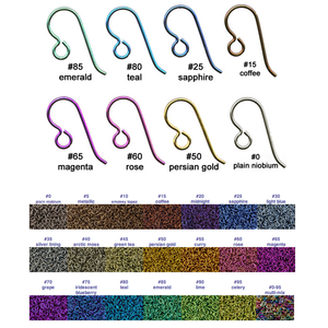 2 Niobium Earwires (1 Pair)