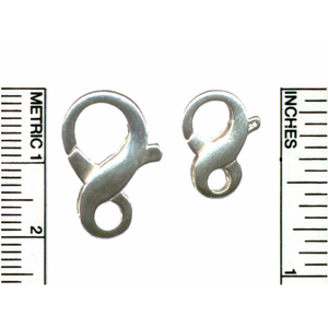 Large Sterling Silver Figure 8 Clasp