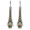 Ripple Earrings, Sterling Silver