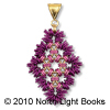 Coiled Japanese Diamond Pendant