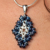 Mini Coiled Japanese Diamond Pendant