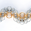 Helm Wave Bracelet, Aluminum and Jewelry Brass