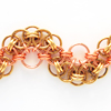 Helm Wave Bracelet, Jewelry Brass and Copper