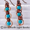 Beaded Bulls Eye (copp/turq)