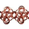 Mobiused Rosettes, KIT - Mobiused Rosettes - Aluminum, mobiused rosettes design by Rebeca Mojica in copper rings