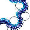 Sirith, KIT - Sirith (Flowing), Sirith chainmaille weave - european 4-in-1 wave variation in turquoise an dpurple