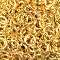 Pack of 250: D20 ring, Anodized Aluminum, gold, D20-AA-GOLD-250