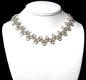 sterling chain mail necklace