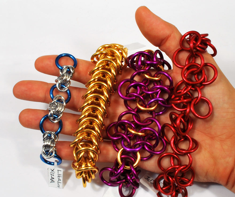 huge anodized aluminum jump rings