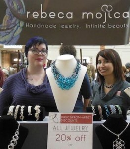 anodized aluminum chainmaille necklace by rebeca mojica