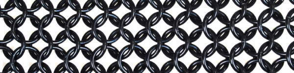 black mesh chainmail