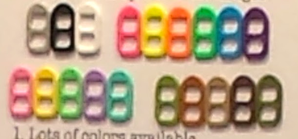 colorful plastic pop tabs