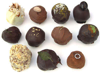 handmade chocolate truffles