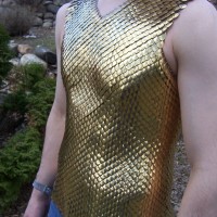 gold scalemaille vest by Eric Matwe (lorenzo)