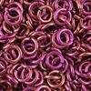 pink anodized aluminum jump rings