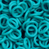 turquiose rubber rings