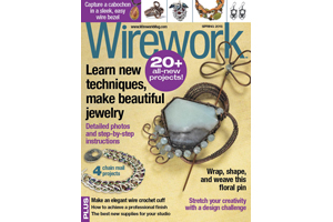 Zeela Bracelet on cover of Wirework Magazine