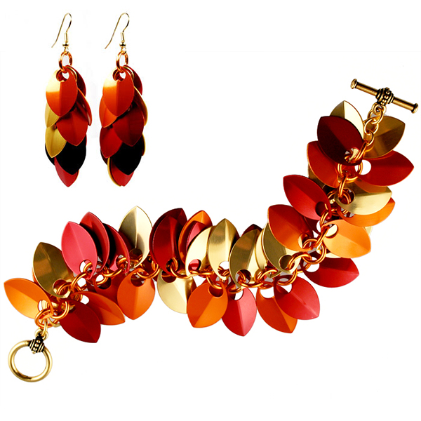 Shaggy Scales Bracelet & Earrings JewelryMaking Class