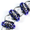 Celtic Spikes , KIT - Celtic Spikes Bracelet - Aluminum, celtic spikes chainmaille bracelet