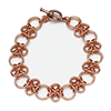 Japanese Cross Bracelet, KIT - Japanese Cross - Bracelet - Copper, copper japanese cross bracelet by rebeca mojica