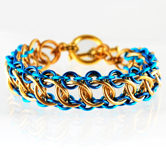 Blue buddha chainmaille deals